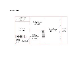 601 Floor Plan - 1st