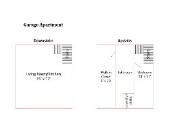 604 Floor Plan - Garage Apartment